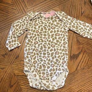 Carters leopard bow detail onesie